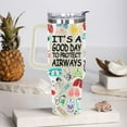 thumbnail image 2 of Respiratory Therapist Gift: 40 Oz Stainless Steel Vacuum Insulated Tumbler with Handle & Straw - Travel Coffee Mug, RT Week Gift for Him Her, 2 of 6