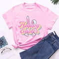 thumbnail image 4 of Bowake Easter T-Shirts pour Femmes Manches Courtes Col Rond T-Shirts Easter Joyeux T-Shirts Graphiques Mignons Hauts d'Été Décontractés, 4 of 7
