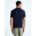 thumbnail image 3 of Free Assembly Men's Textured Polo Sweater with Short Sleeves, Sizes S-3XL, 3 of 6