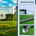 thumbnail image 6 of 10X10X10FT Golf Practice Net Cage w/ Metal Frame Hitting Net Kit Indoor Outdoor, 6 of 9