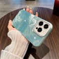 thumbnail image 1 of 15 ProMax Laser Gradient Diamond Camera Frame Phone Case for iPhone 15 11 12 13 14 Pro Max Plus Aurora Glitter Slim Hard Cover FJH FJH FJH, 1 of 2