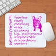 thumbnail image 3 of CafePress - F R E N C H I E S Pink Mousepad - Non-slip Rubber Mousepad, Gaming Mouse Pad, 3 of 6