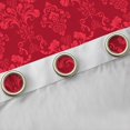 thumbnail image 4 of Feelyou Damask Floral Red Blackout Curtains Set of 2 (52x84 Each), Hippie Tribal Abstract Window Curtains, Western Modern Fashion Curtains and Drapes, Curtains and Drapes Home Decor, 4 of 6