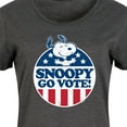 thumbnail image 3 of Peanuts - Snoopy Go Vote - Women's Any Way Dress, 3 of 7