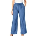 thumbnail image 1 of Timegard Pants for Women Straight Leg Elastic Waist Drawstring Jean Pants Fall Casual Loose Trousers, 1 of 7