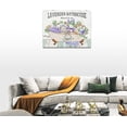 thumbnail image 3 of Farmhouse Bathroom Wall Art Purple Lavender Bathroom Wall Decor Canvas Pictures Paintings Country Decor Framed Artwork for Bathhouse Ready to Hang 12"x16", 3 of 6