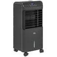 thumbnail image 2 of HOMCOM 3-In-1 Mobile Evaporative Air Cooler with Remote Oscillating Black, 2 of 9