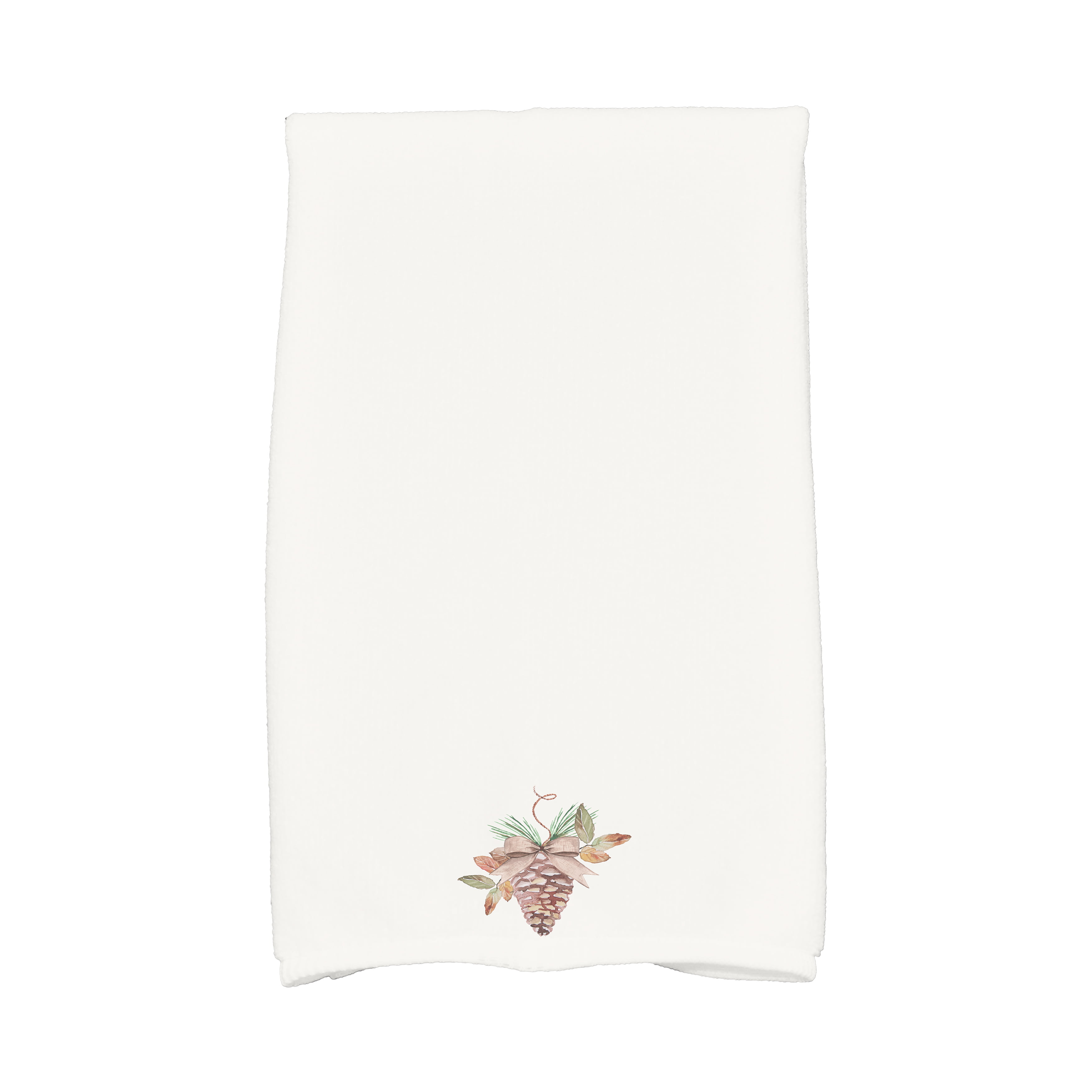 Avanti Scroll 100% Cotton 12" x 18" Fingertip Towel Blue White 