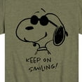thumbnail image 3 of Peanuts - Cool Joe Keep On Smiling - Youth Short Sleeve Tee, 3 of 6