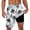 White Black, variant on Aideaone Men's Swim Trunks with Compression Liner 9" Quick Dry Board Shorts Swimsuit Swimwear Bathing Suit