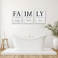 thumbnail image 2 of Family Canvas Wall Art Black and White Family Home Wall Decor-Family Word Sign Canvas Prints Picture Painting Modern Artwork Family Room Decorations for Bedroom Living Room Home Decor 12"x16", 2 of 6