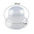 thumbnail image 3 of Estante de exhibición para sombreros, almacenamiento transparente, inserto portátil para forro de sombrero, soporte para sala de estar, dormitorio,, 3 of 8