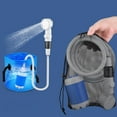 thumbnail image 4 of Portable Outdoor Shower with Rechargeable Battery, Massage Shower Head, 82-Inch Hose for Camping, Dorm Use, and Car Washing, 4 of 8