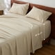 thumbnail image 1 of Juego de sábanas Bedsure GentleSoft Deep Pocket King Beige, 1 of 8