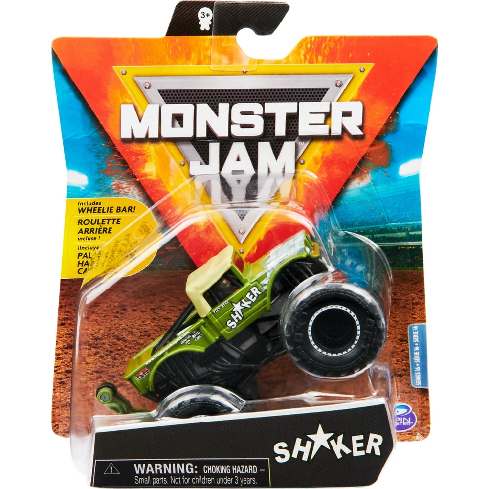 Monster Jam, Official Shaker Monster Truck, DieCast Vehicle, Arena