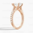thumbnail image 2 of ESTE ORIGIN 3.5 CT Pear Shape Moissanite Solitaire Engagement Ring, Moissanite Pear Shape Gold Ring for Women, 14K Rose Gold, US 5, 2 of 4