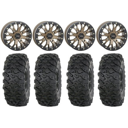 System 3 SB-4 14 Wheels Bronze (4+3) 28 Roctane T4 Tires Polaris RZR XP 1000 / PRO XP / Ranger XP 900/1000 System 3 SB-4 14 Wheels Bronze (4+3) 28 Roctane T4 Tires Polaris RZR XP 1000 / PRO XP / Ranger XP 900/1000