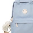 thumbnail image 2 of Mochila Informal Mochila Infantil Teens Gran Capacidad con Colgante Felpa Cremallera Azul, 2 of 5