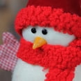 thumbnail image 5 of 14" White and Red Standing Bird Christmas Tabletop Decor, 5 of 7