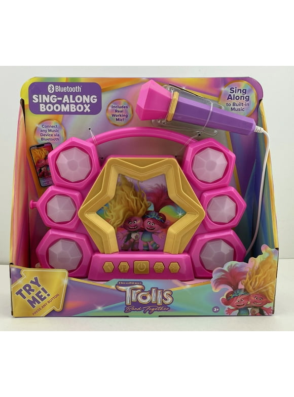 Trolls 3 Movie Sing Along Boombox with Bluetooth