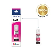 EPSON 522 EcoTank Ink Ultra-high Capacity Bottle Magenta (T522320-S) Works with EcoTank ET-2720, ET-2800, ET-2803, ET-2840, ET-4700, ET-4800, ET-4810