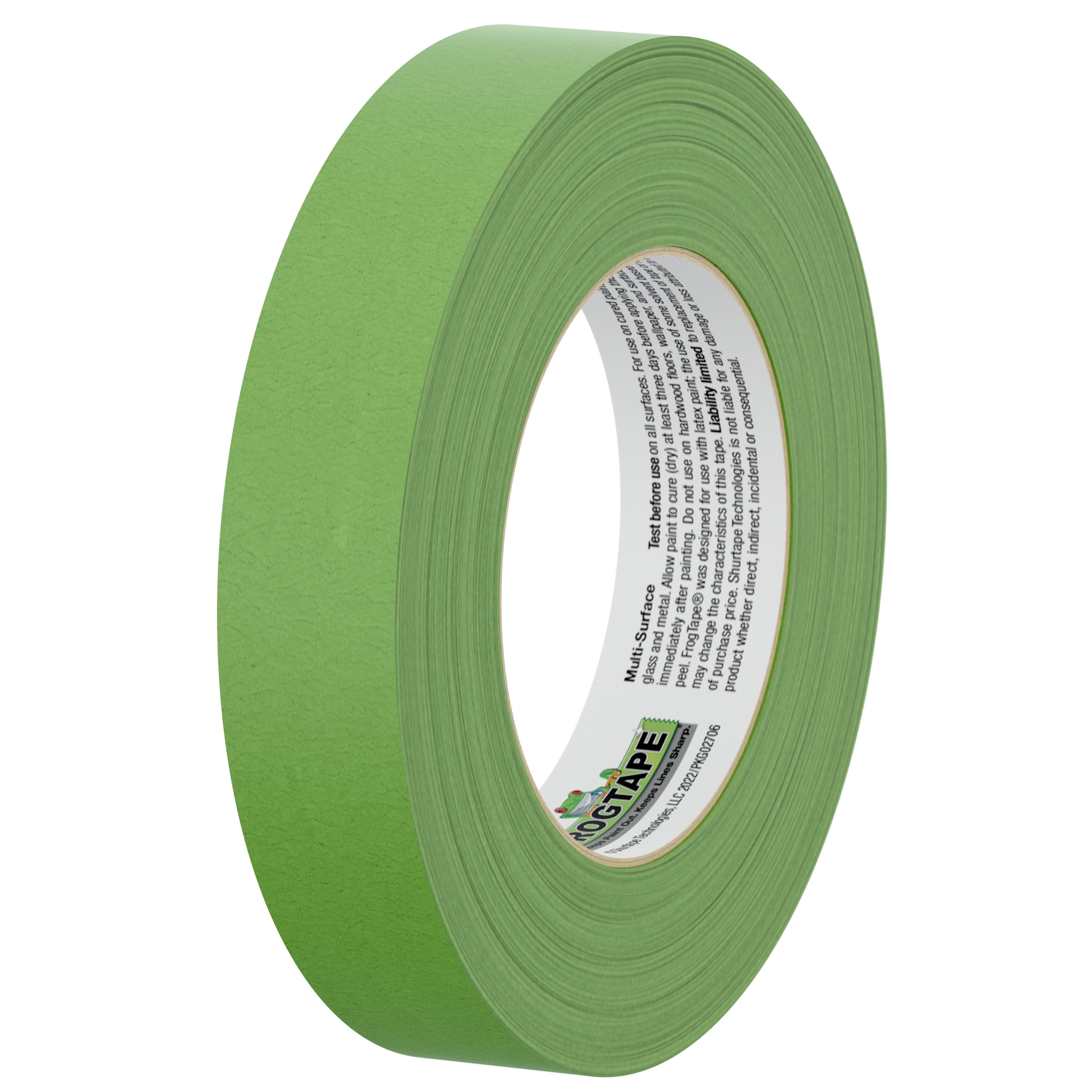 FrogTape 0.94 in. x 60 yd. Green Multi-surface Painting Tape, 2 Pack