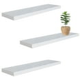 thumbnail image 1 of Jessar - Set of 3 Floating Wall Shelves, 31.5" x 9.25" x 1.5", White, 1 of 6