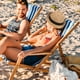 thumbnail image 5 of Sombrero de paja tejido para exteriores, playa, unisex, para hombre y mujer, 5 of 8