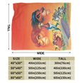 thumbnail image 4 of Manta de franela de dibujos animados del Rey León, suave y acogedora manta de felpa para todas las estaciones para niños y niñas, manta cálida y ligera para sofá cama o sofá de 40 x 30 pulgadas, 4 of 8