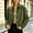 A89 Army Green, variant on Women's Fall Coats Faux Suede Button Up Jackets Long Sleeve Lapel Neck Casual Tops Outwear Loose Fit Utility Shacket with Patch Pockets Spring Outerwear