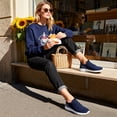 thumbnail image 3 of STQ Slip on Sneakers Women Comfortable Orthopedic Shoes for Plantar Fasciitis Lightweight Womens Walking Gym Fitness Sneakers Travel, 3 of 5