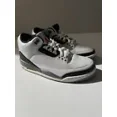 thumbnail image 3 of Nike Air Jordan 3 Retro White Cement Grey Men’s Size 8, 3 of 14