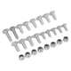thumbnail image 5 of 25 piezas ATV guardabarros perno tornillo tuerca montaje kit acabado niquelado reemplazo para Banshee Mudflap, 5 of 14