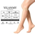 thumbnail image 4 of Yilanmy 12 Pairs Lady's Sheer Knee High Stockings for Women Sheer Socks Soft Silky Elastic Summer Stockings, 4 of 6