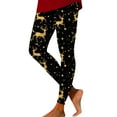 thumbnail image 1 of Gibobby Pantimedias Termicas Mujer Invierno Leggings para mujer Moda Entrenamiento Leggings Navidad Impresión Color Bloque Pantalones Elástico Leggings (Negro, M), 1 of 5