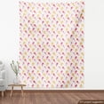 thumbnail image 4 of Ice Cream Upholstery Fabric by the Yard, Continuous Minimalistic Yummy Summertime Food Pattern on Plain Backdrop, Decorative Fabric for DIY and Home Accents, White and Multicolor by Ambesonne, 4 of 5