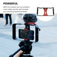 thumbnail image 5 of CIMAXIC Mobile Phone Frame Handheld Camera Holder Smartphone Radio Rig (Black Red),9.84"X5.12"X1.57", 5 of 5
