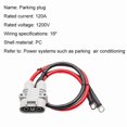 thumbnail image 4 of 120A Parking Air Conditioning Connector High Current Waterproof Power Plug 16Square Wire Generator Male Female Docking Connector, 4 of 7