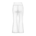thumbnail image 5 of DISNIMO White Flower Pekingese Bell Bottoms for Girls 9-10 Flare Leggings for Kids Yoga Pants for Girls Leggings Flare with Pockets Girls Flare Pants Outfit High Waist Bell-Bottomed Pants, 5 of 7