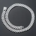 thumbnail image 2 of AIXZETHY Cuban Link Chain Mens Iced Out Miami Cuban Necklace Gold/Silver/Rose Gold Bling Diamond Hip Hop Jewelry for Women, 2 of 5