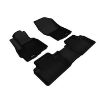 3D MAXpider Custom Fit Kagu Floor Mat (Black) Compatible with Mitsubishi Outlander 2011-2020 - Full Set