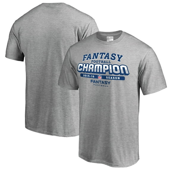 Men's Ash National Football League Fantasy Champion T-Shirt