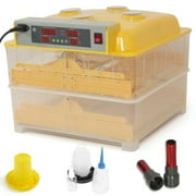 Arksen Automatic 96 Egg Incubator, Digital Temp Control, Poultry Hatcher, Auto Turner-110v