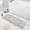 Pastel Colors Flower and Leaf, variant on Haosy Pastel Colors Flower and Leaf Bathroom Rugs Non Slip Absorbent Soft Plush Quick Dry Bath Mat, 39"x20"