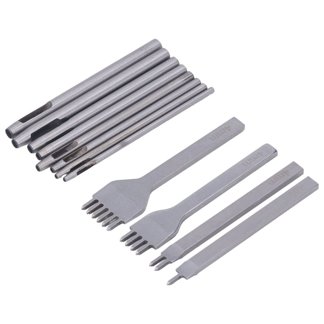 Leather Stitching Punch, Circular Punch Manual Pressure High Speed Steel Leather Tool Set Leather Hole Punch Strong Durable For Sewing Holes