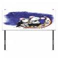 thumbnail image 3 of Animal Headboard, Mouse Couple Sitting on the Cheese Flavoured Moon Bride Groom Valentines Wedding Art, Upholstered Decorative Metal Bed Headboard with Memory Foam, Full Size, Multicolor, by Ambesonne, 3 of 4