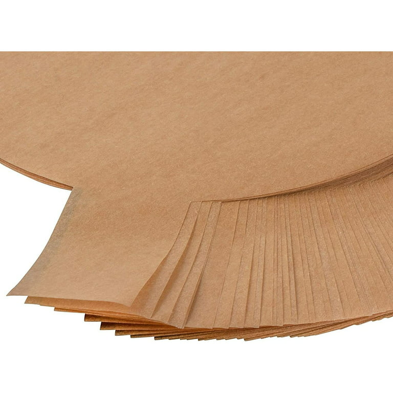 Juvale 100 Pack Square Unbleached Parchment Paper Sheets for Baking, Brown,  16 x 24
