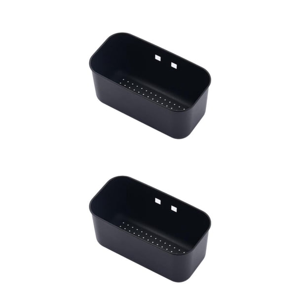 Bearachild Cesta de filtro extraíble para fregadero de cocina - Coladores de fregadero multifuncionales convenientes y duraderos 304-negro 304-negro Versión básica 2Conjunto
