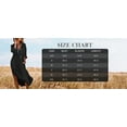thumbnail image 4 of utcoco Womens Casual Loose Long Shirt Dress Side Split Dresses with Pockets, 4 of 4