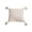 A, variant on Boho Throw Pillow Cover 18x18in, Knitted Decorative Cushion Case with Tassel Fringe, Herringbone Texture, White Pillow Cover for Sofa Couch Bedroom
